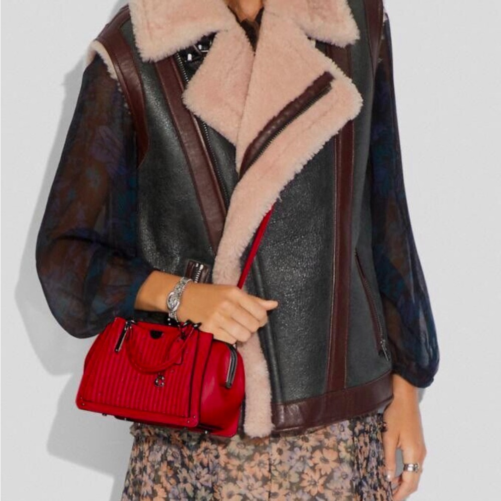 Coach Scarlet Satchel with Heart Accent - Picture 4 of 14